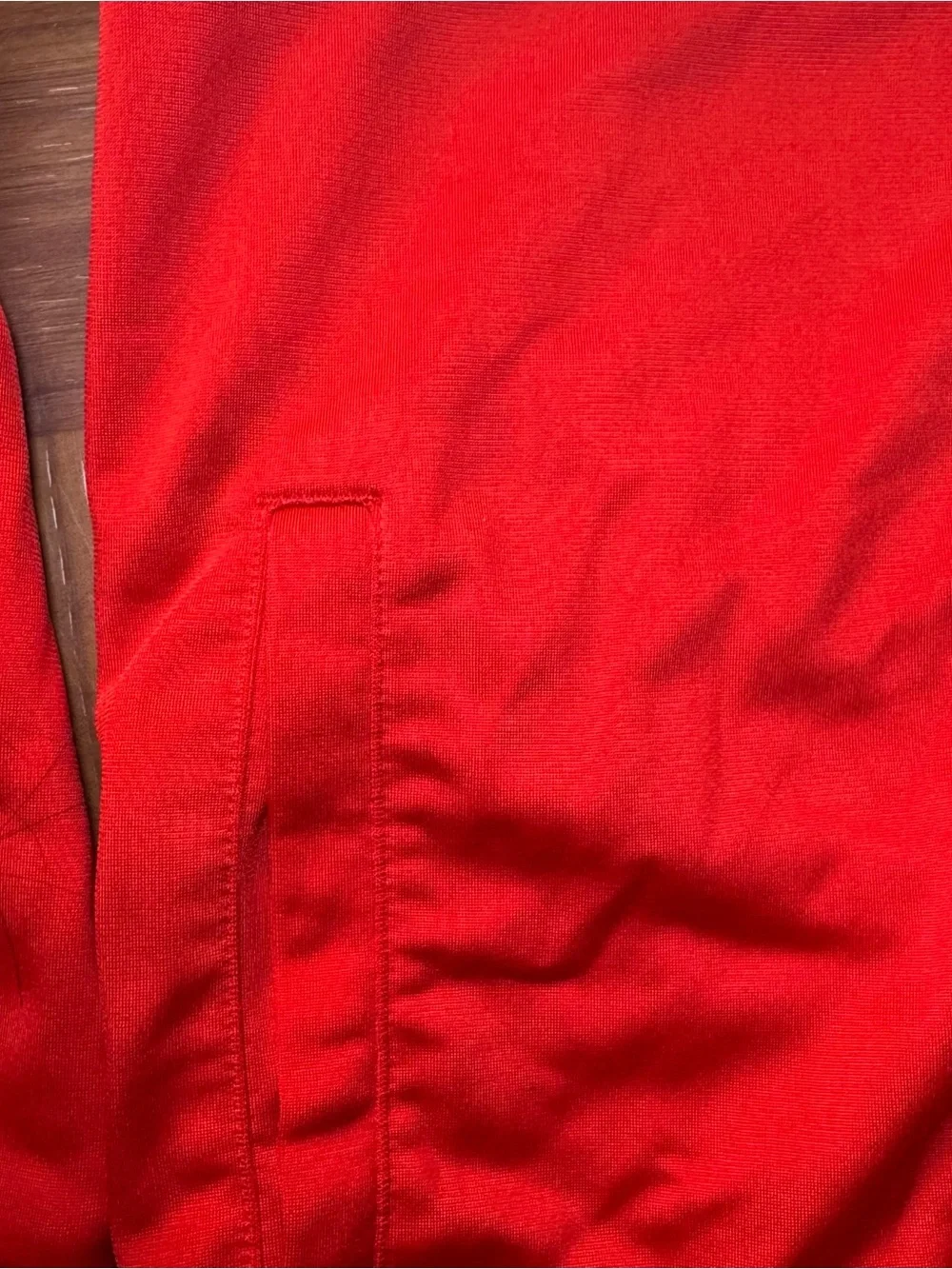 Adidas Kids Red Track Jacket Size 6 | Full Zip | Excellent Condition